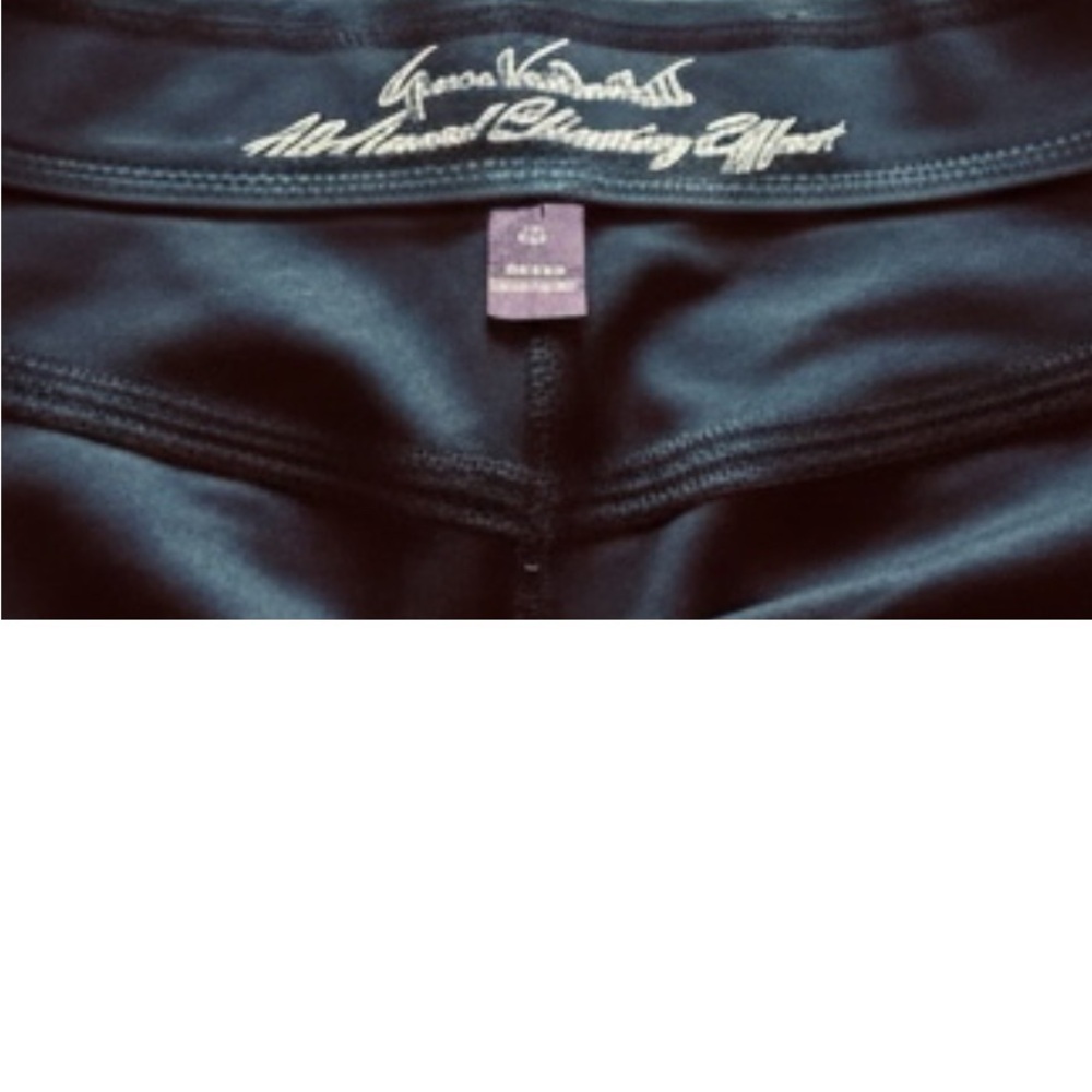 Gloria Vanderbilt Classic Navy Straight-Leg Pull-On Pants - Picture 5 of 7